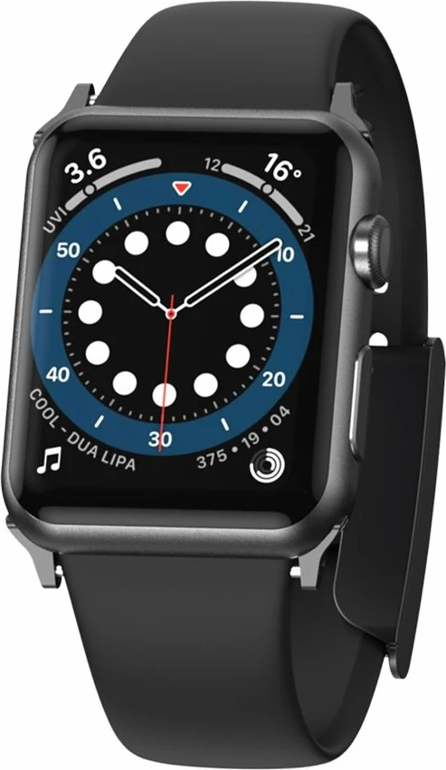 Zapestni trak za Apple Watch Series 3/4/5/6/SE 38mm/40mm, Baseus, črn