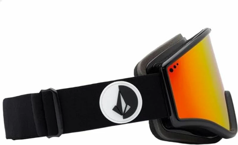 Smučarska očala Volcom, unisex, rdeča