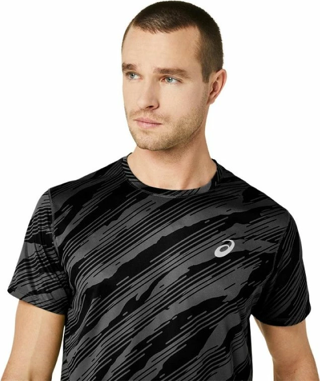 Majica za moške, Asics, črna