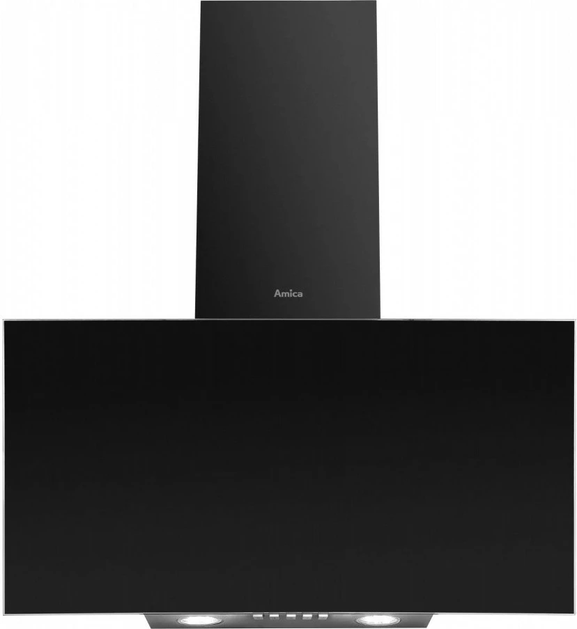 Kuhinjska napa, dimniška izvedba, 60 cm, črna Amica OKC6227B