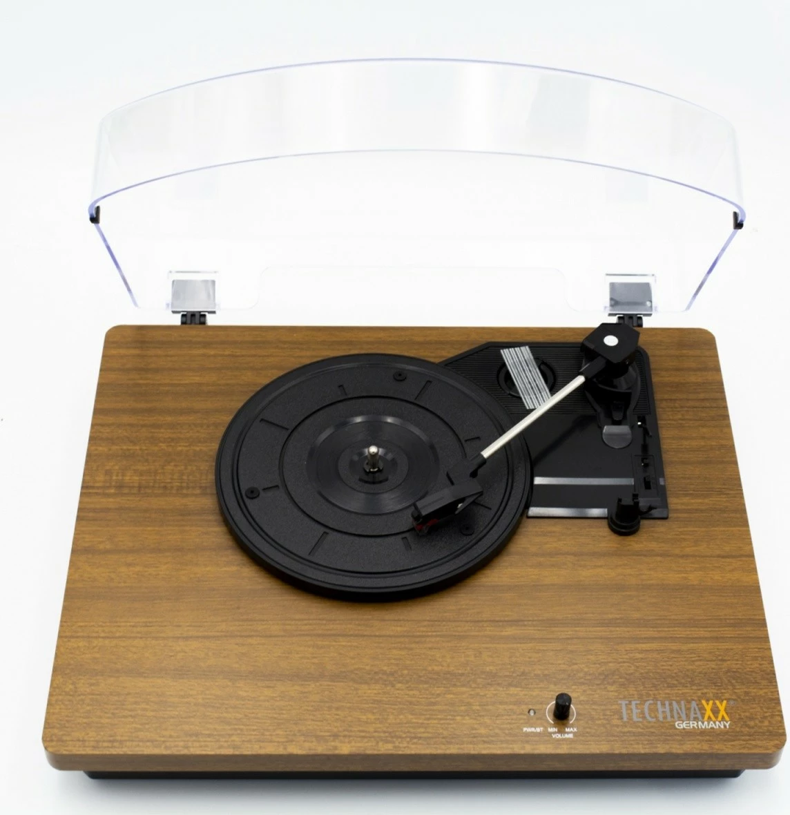 Gramofon z Bluetoothom Technaxx TX-188, 2 stereo zvočnika, les