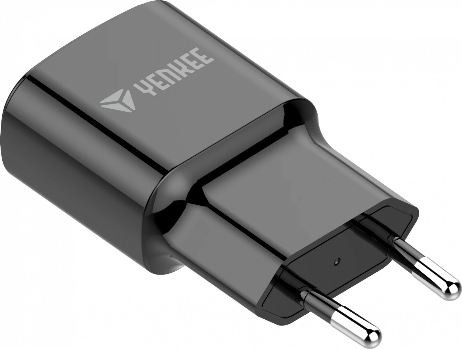 Stenski USB polnilec YENKEE YAC 2013BK, 12 W, 2,4 A, črn