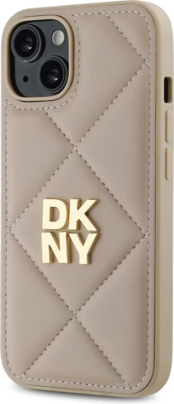 Ovitek za telefon za iPhone 14, DKNY, bež