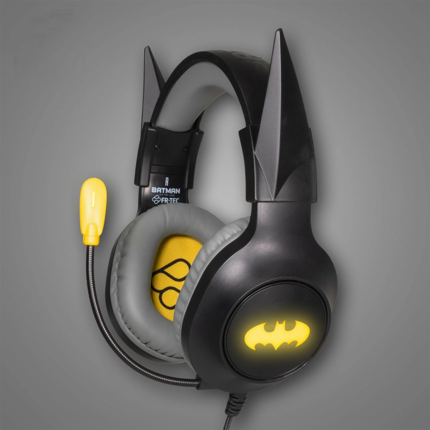 Slušalke za igre Blade Batman DC z LED, mikrofon, črne