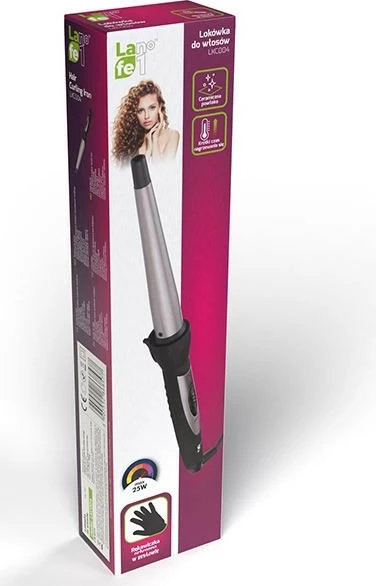 Konusni kodralnik las, Lafe LKC004, 13–25 mm, keramični premaz, 25 W, črn, z zaščitnim držalom