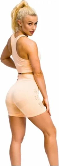 Trenirke kratke hlače za ženske GymHero, kremne