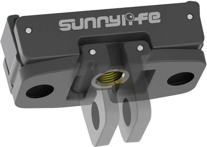 Magnetni adapter za hitro namestitev Sunnylife AD691 za DJI Osmo Action 2/3/4/5 Pro, črn
