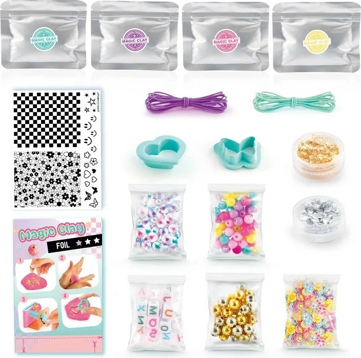 Dodatni ustvarjalni komplet za izdelavo nakita, Epee Project Glam Bizu Workshop EP60470, več kot 10 projektov, več kot 100 okraskov, večbarven