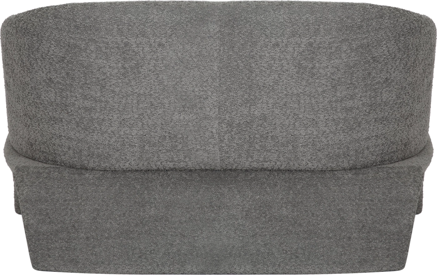 Dvosedna sedežna garnitura BEVY2 FH9678.01 iz sive tkanine in kovinskega okvirja 128x72x74H cm