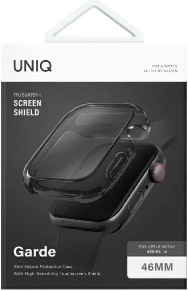Ovitek za Apple Watch 46 mm UNIQ Garde, dimljen