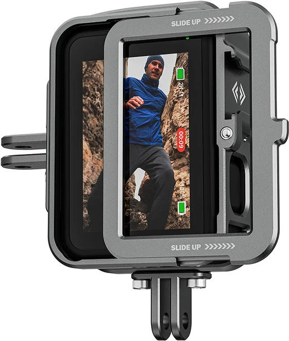 Aluminijasto ohišje za GoPro Hero 12/11/10/9, s vertikalnim adapterjem, sivo, Telesin GP-FMS-G11-TZ