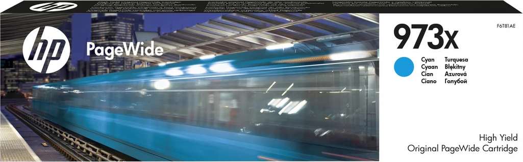 Kartuša črnila XL, HP 973X F6T81AE, 85,5 ml, 7000 strani, cijan