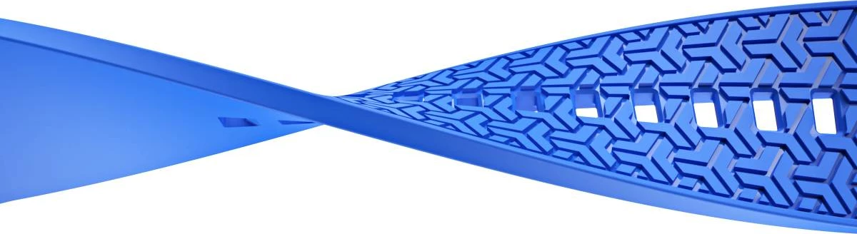 Trak za smartwatch Hurtel Strap Y za Apple Watch 42/44/45 mm, TPU, moder