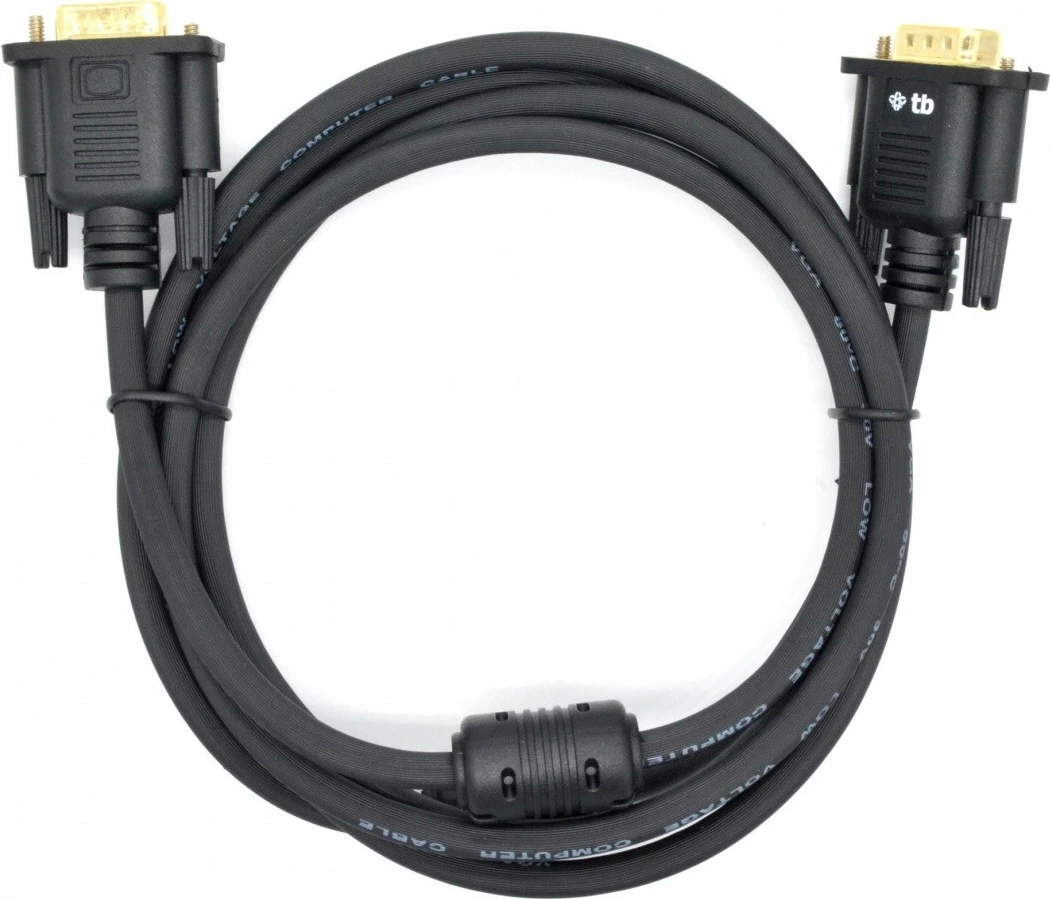 VGA kabel TB AKTBXVGAMMG180B, 1,8 m, črn