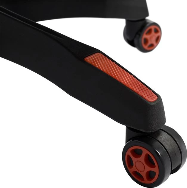 Pisarniški igralni stol FH1063.01 Speed v črno-rdeči barvi s stopalko 68 x 71,5 x 134 cm