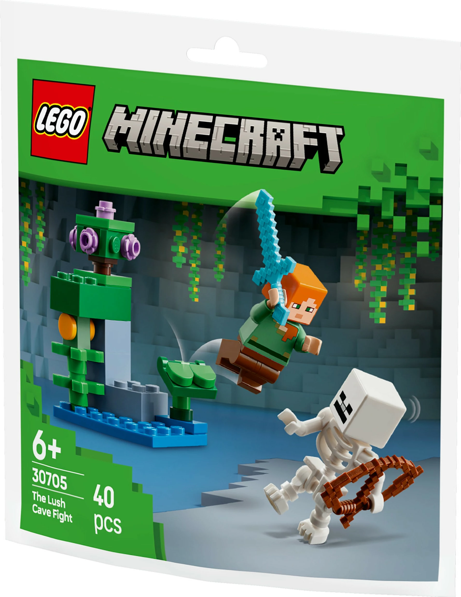 Gradbeni komplet Minecraft 30705, 40 delov, večbarven