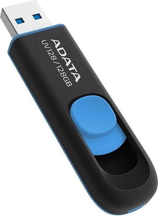 USB pomnilnik 128GB, USB 3.2, črno-modra — Adata UV128