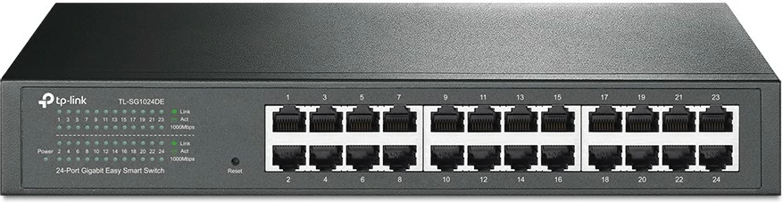 24-portni Gigabit upravljan switch TP-Link, Easy Smart, L2, za 1U rack