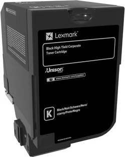 Toner kartuša Lexmark 74C2HKE, 1 kos, črn