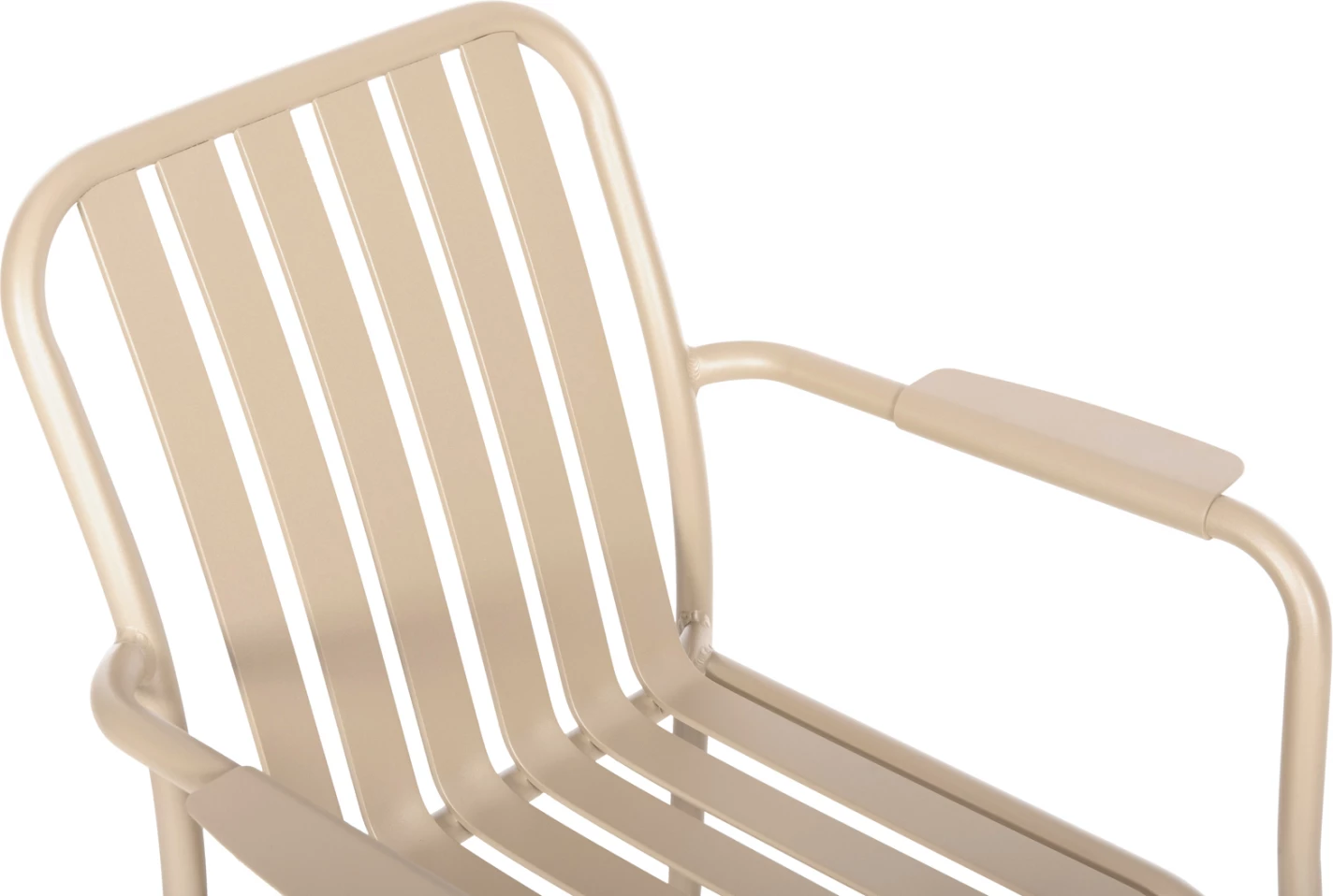 Aluminijasti naslanjač RACHEL FH6088.04 barve šampanjca 63x58x85H cm