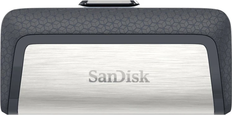 USB SanDisk Ultra Dual, 256 GB, sivo