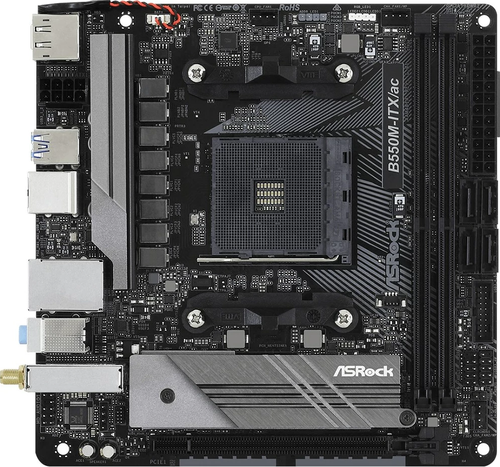 Matična plošča Asrock B550M-ITX/ac, AMD B550