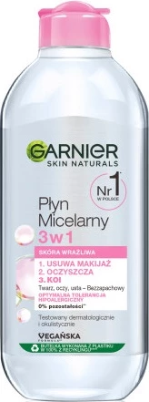 Micelarna voda 3-v-1 za ženske Garnier Skin Naturals, 400 ml