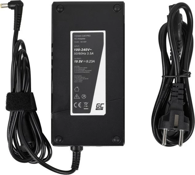 Napajalnik Green Cell AD144P, 180 W, univerzalen, črn