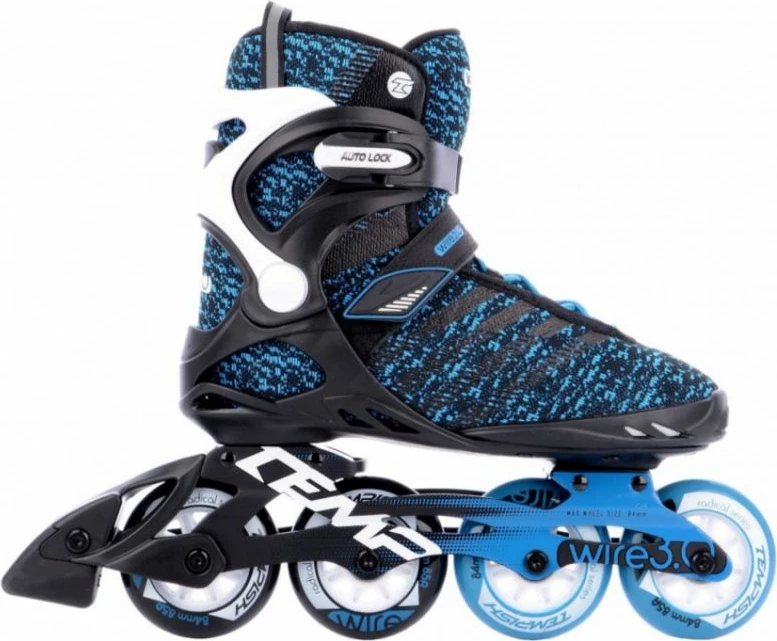 Rollerji Tempish Wire 3.0, črni in modri, za moške