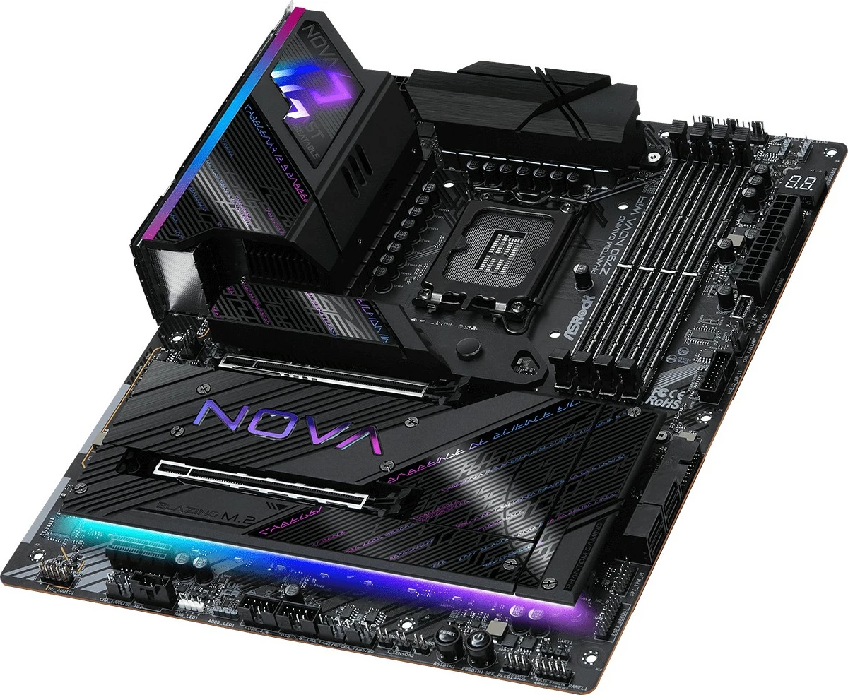 Plošča ASRock Z790 Nova WiFi, Intel, LGA 1700, DDR5, 192 GB