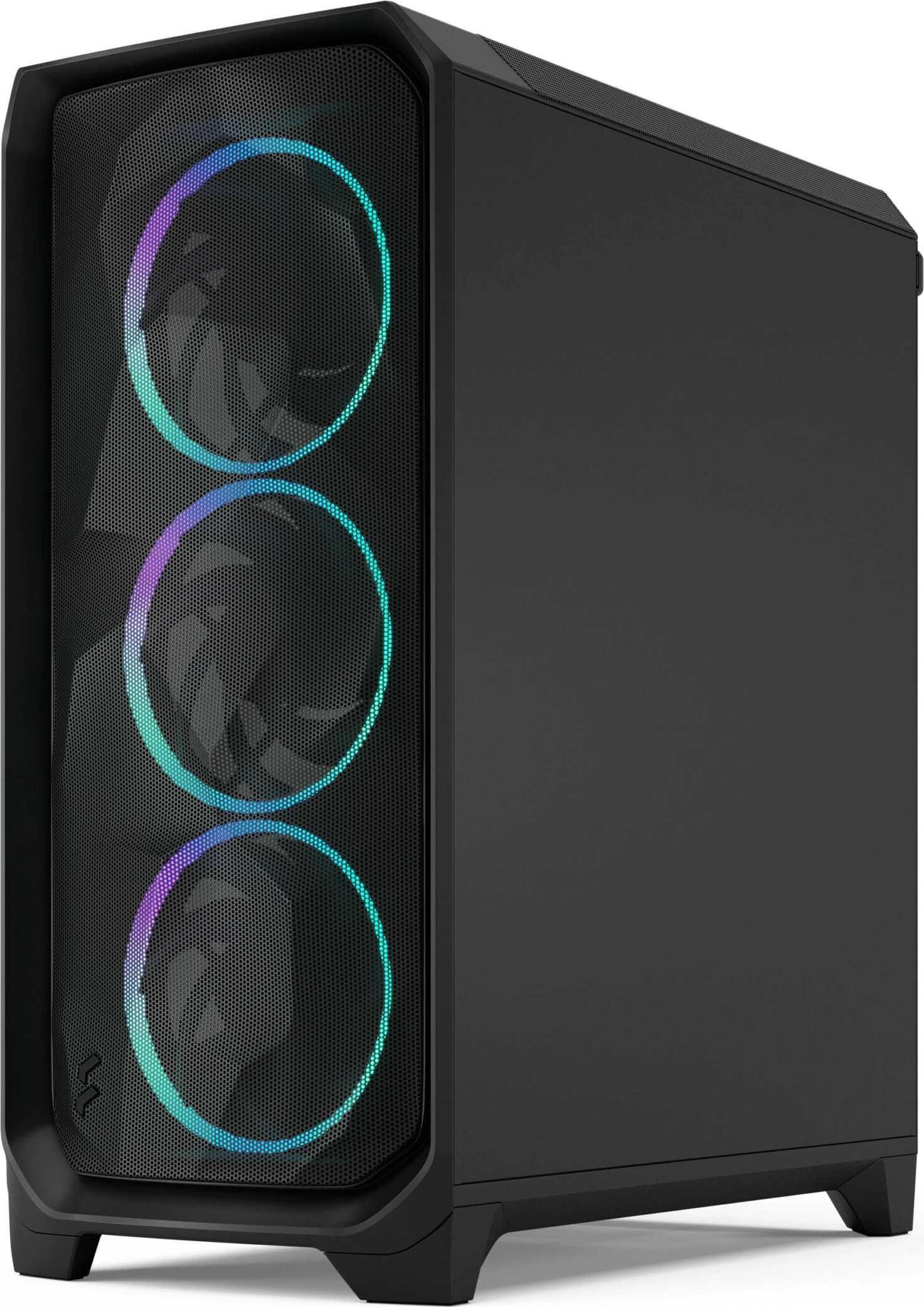 Računalniško ohišje Fractal Design Meshify 3, RGB, kaljeno steklo, črno