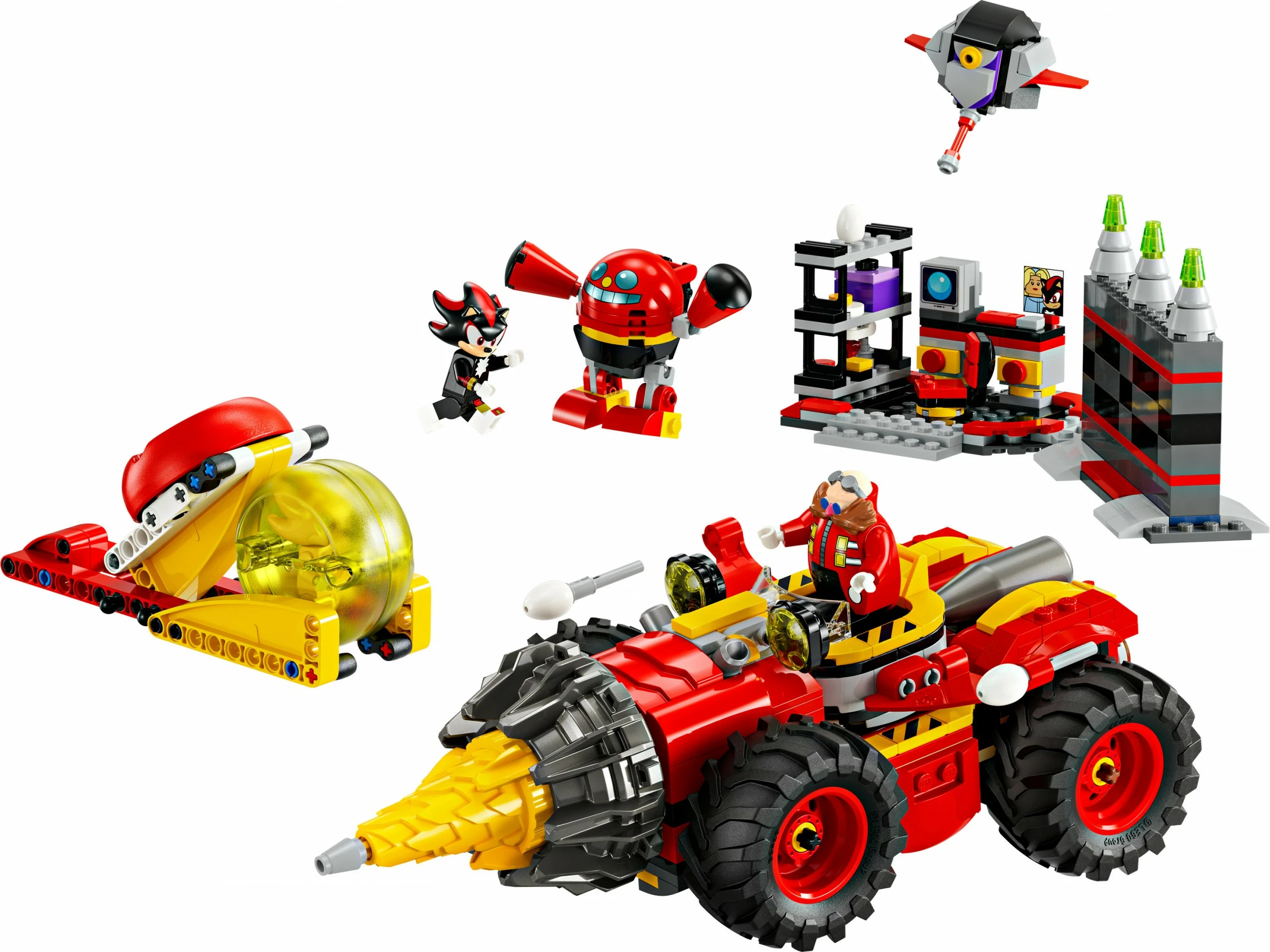 Set gradnje Super Sonic proti Egg Drillster LEGO Sonic the Hedgehog 76999, 590 delov, večbarven