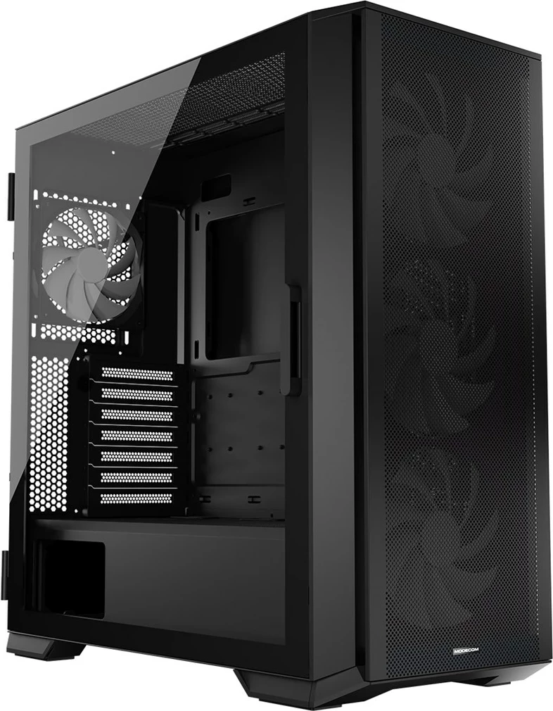 Ohišje MODECOM HORIZON ARGB Flow MIDI USB 3.0 x2 CYPE-C, črno