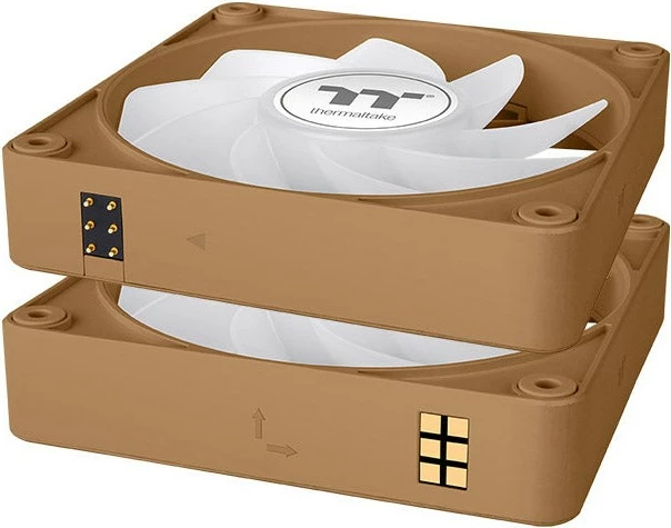 Ventilatorji za ohišje CT140 EX Reverse ARGB Sync, Thermaltake, 140 mm, komplet 3, Gravel Sand