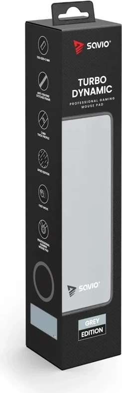 Podloga za miško Savio Turbo Dynamic L, 700x300x3mm, siva izdaja