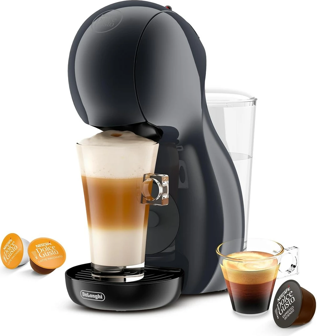 Kavni aparat na kapsule De'Longhi Piccolo XS EDG210.A, 0,8 L, črn