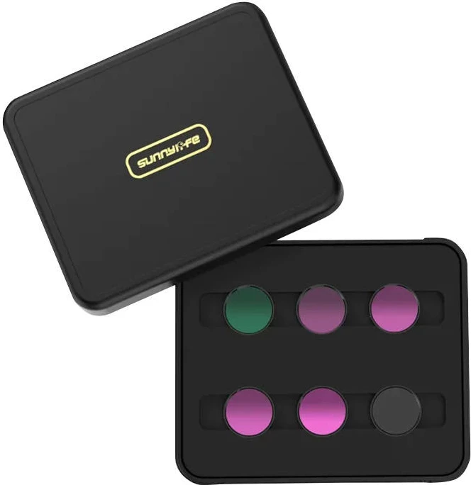 Set filtrov za športne kamere za Insta360 GO 3/GO 2, Sunnylife IST-FI9317, 6 kosov
