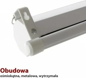 Električni projekcijski zaslon ART EL F120, 120" (244 x 183 cm), 4:3, z daljinskim upravljalnikom