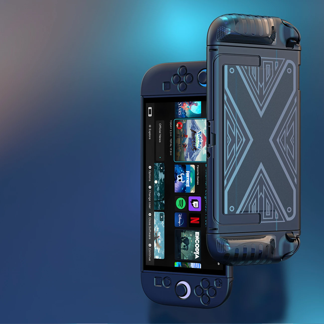 Ovitek za Nintendo Switch 2, Dux Ducis, črn