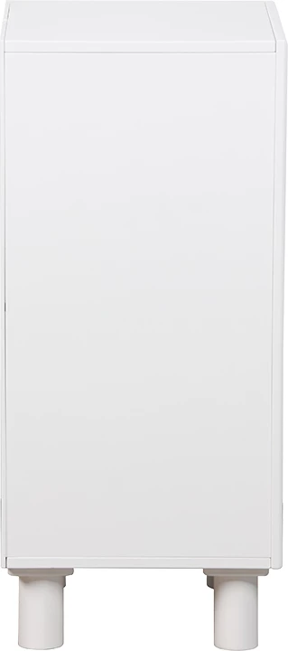 Nočna omarica iz MDF, bela 40x32x70 cm - Emersi