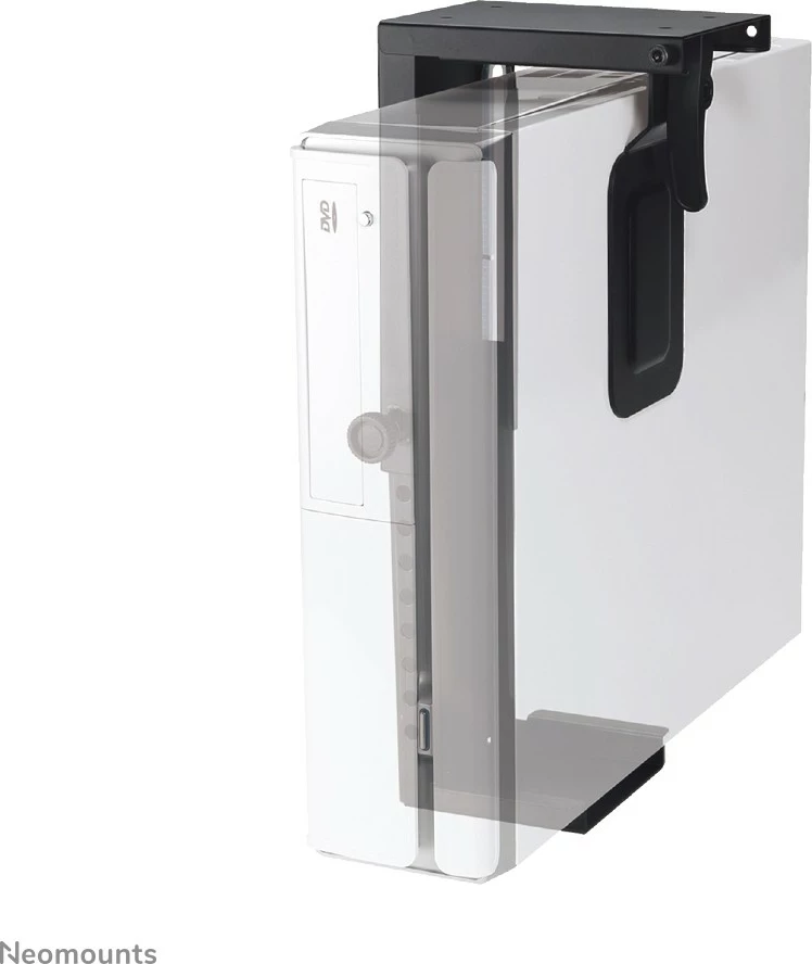 Nosilec za ohišje Neomounts CPU-D075BLACK, montaža pod mizo, jeklo, 10 kg, črn