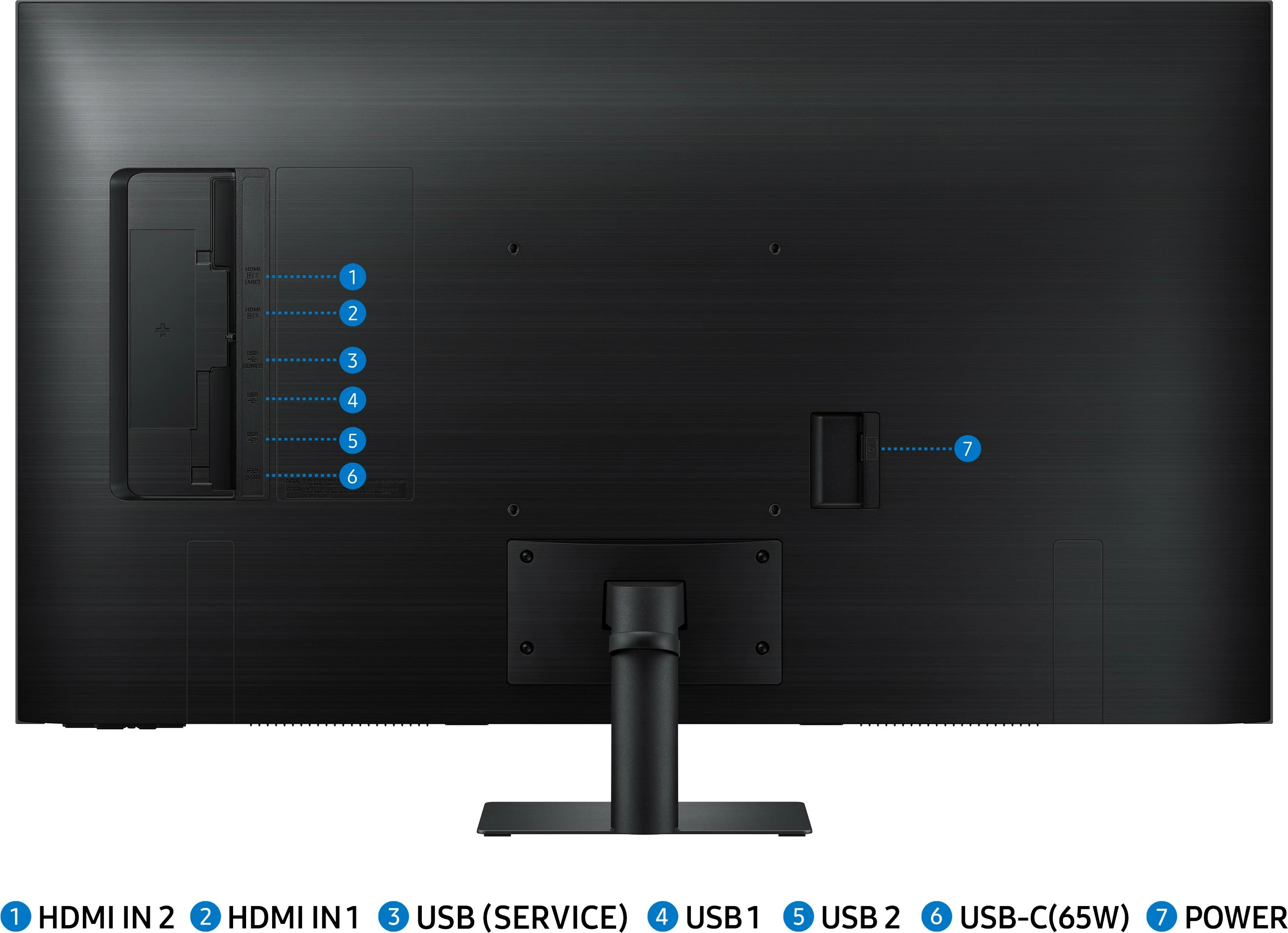 Monitor 43", 4K Ultra HD, LCD, črn Samsung M70D