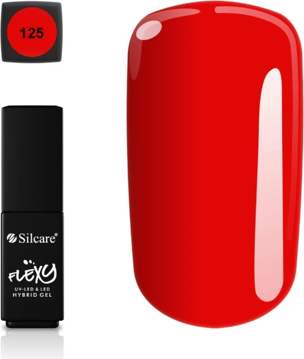 Lak za nohte za ženske Silcare Flexy Hybrid Gel Show 125, 4,5 g