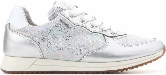 Atletske čevlje za dekleta Geox, sivo/srebrne
