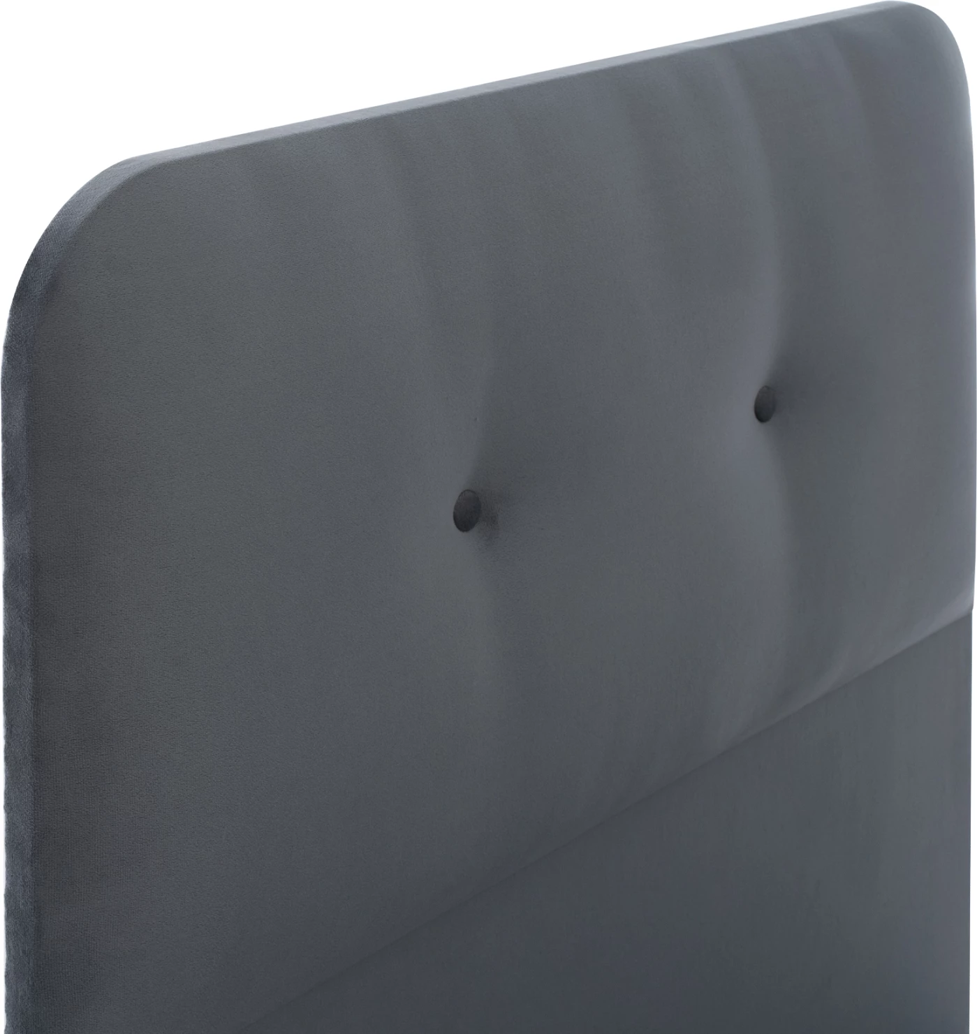 Postelja DOLORES FH649.10 siva žamet 90x200 cm