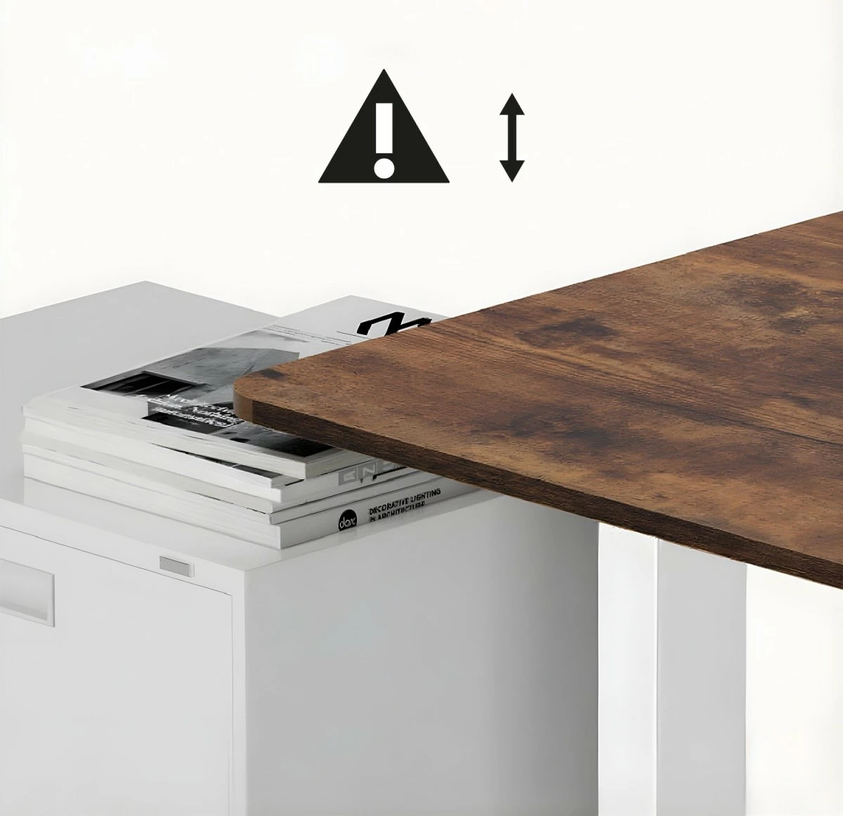 Električno nastavljiva miza Ergo Office ER-400W, bela