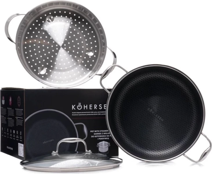 Tigan za kuhinjo Kohersen Black Cube, 28 cm