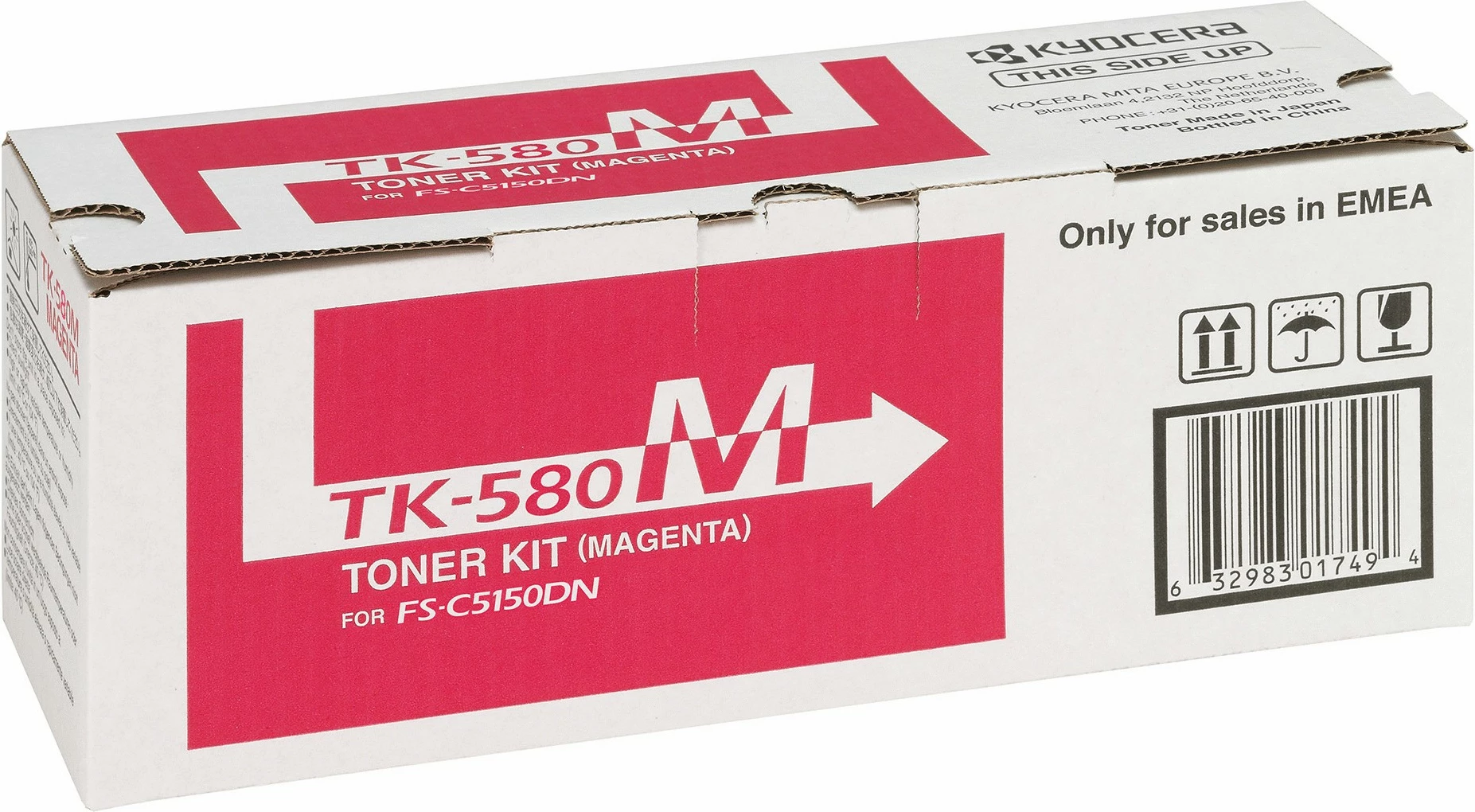 Toner magenta Kyocera TK-580M za FS-C5150DN