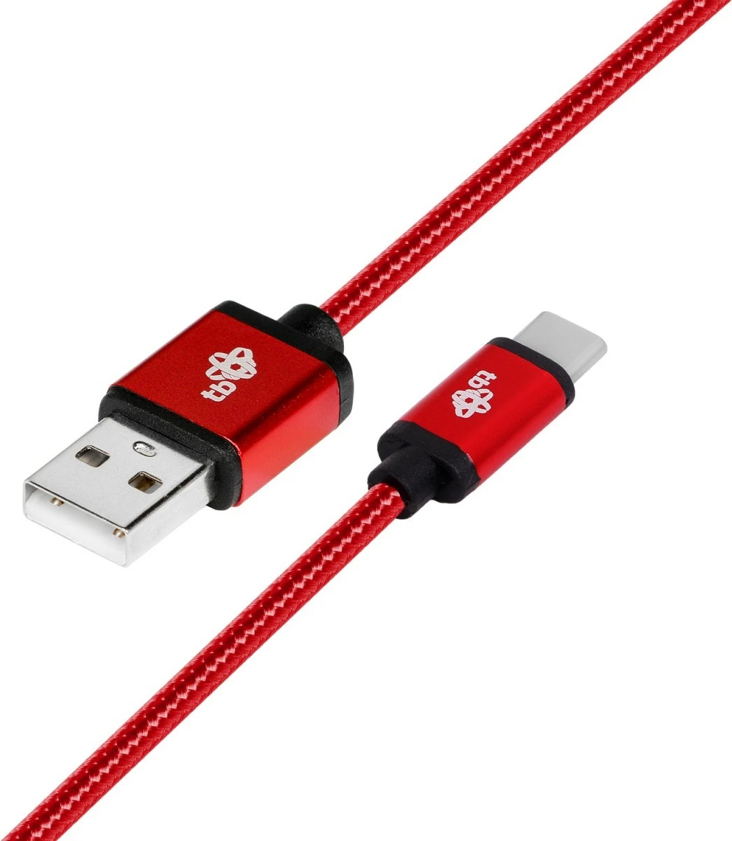 USB kabel USB na USB Type-C TB AKTBXKUCSBA150M, 1,5 m, rdeč (Ruby)