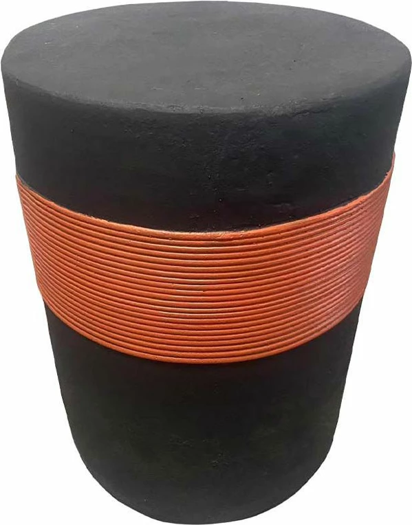 Stranska mizica Belt, črna, rjavo-rdeča, 38,5x38,5x52